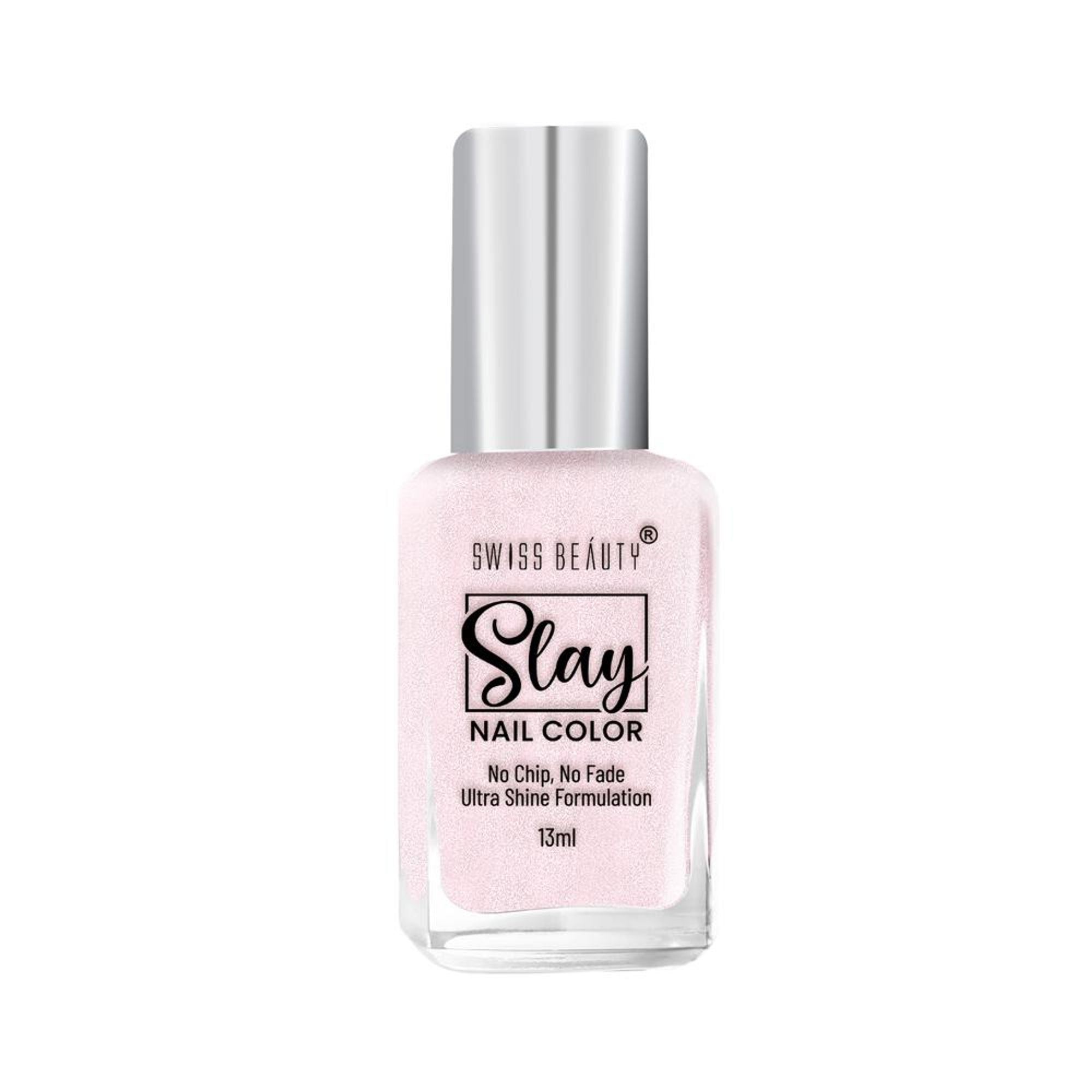 Swiss Beauty Slay Nail Color Ultra Shine Formulation - 09 French Pink