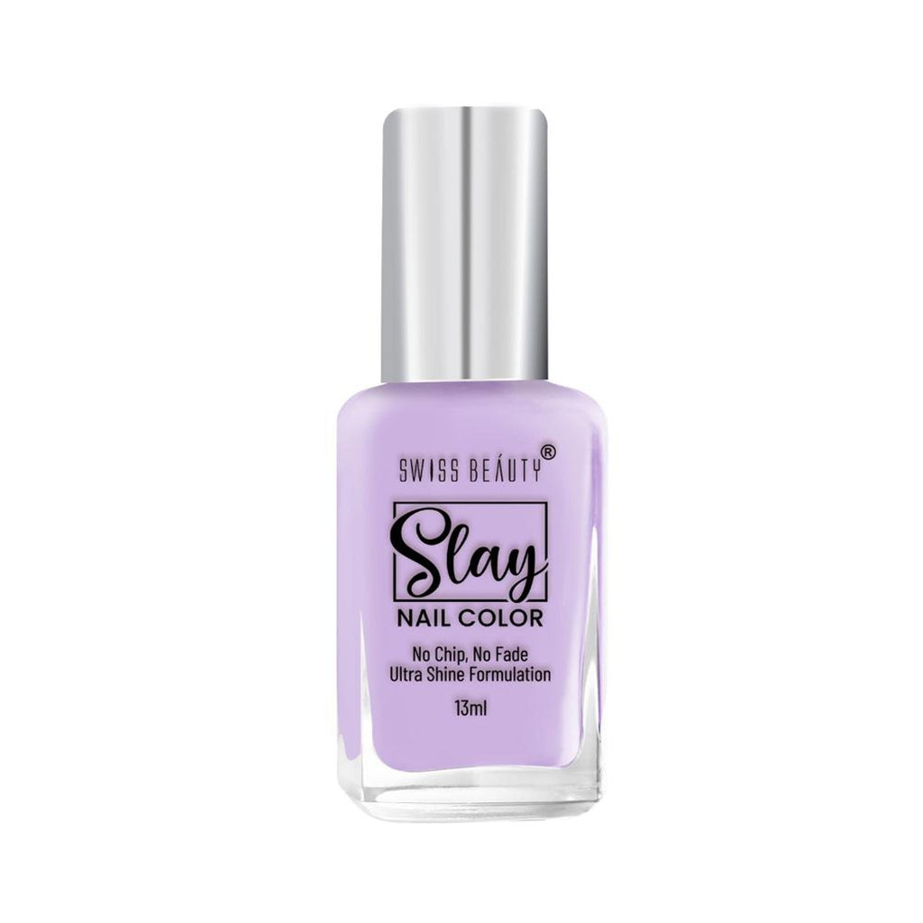 Swiss Beauty Slay Nail Color Ultra Shine Formulation - 16 Lavender