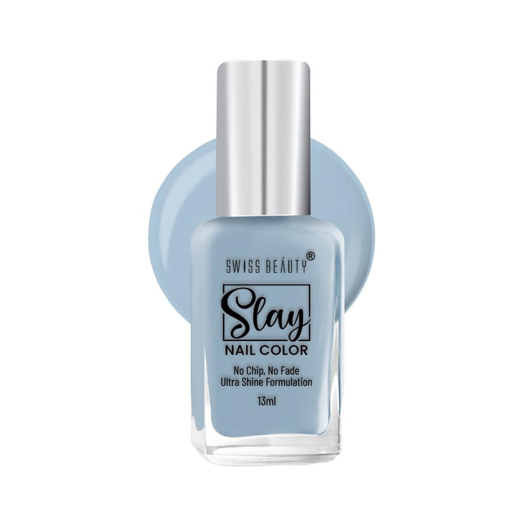 Swiss Beauty Slay Nail Color Ultra Shine Formulation - 17 Sea Bed