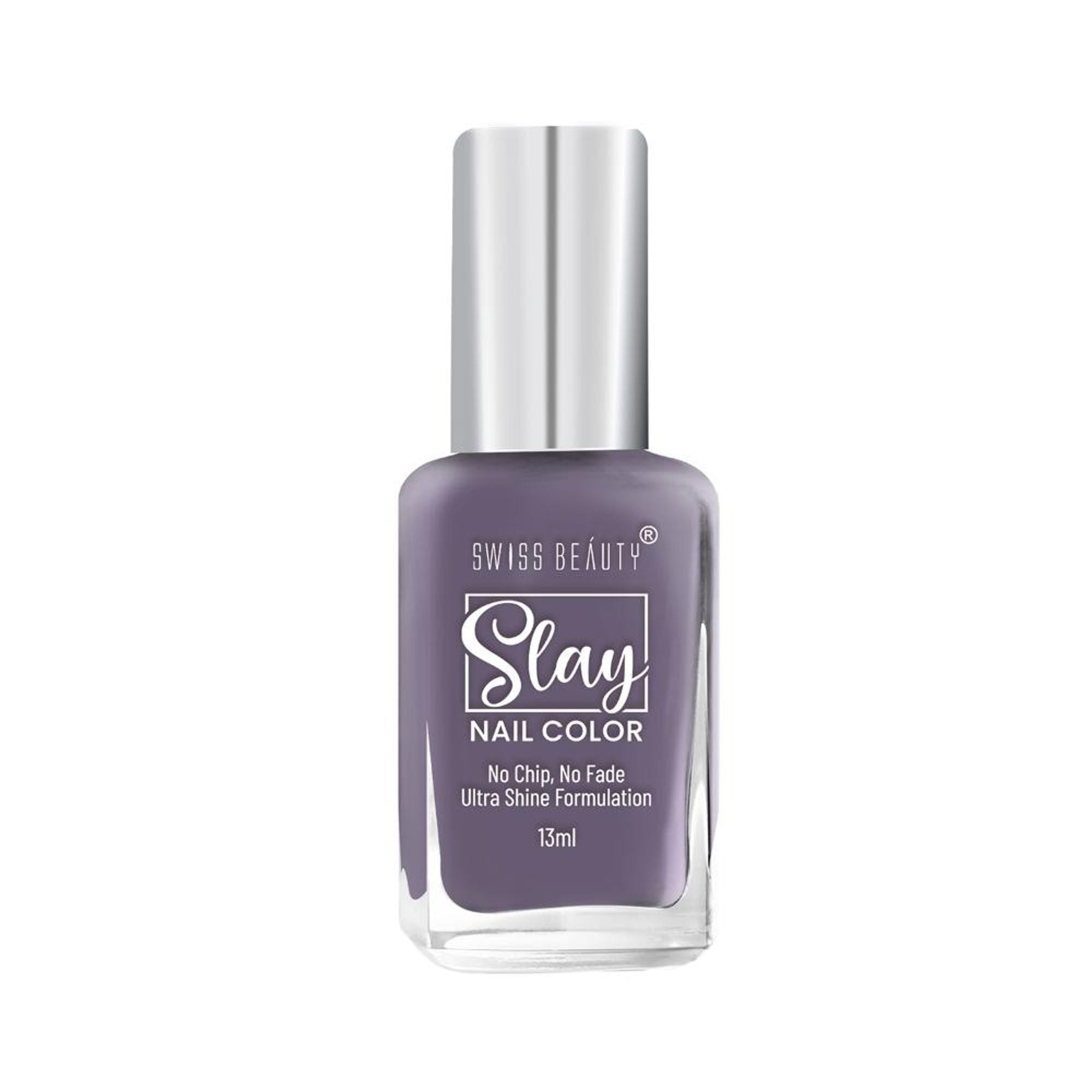 Swiss Beauty Slay Nail Color Ultra Shine Formulation - 40 Grape