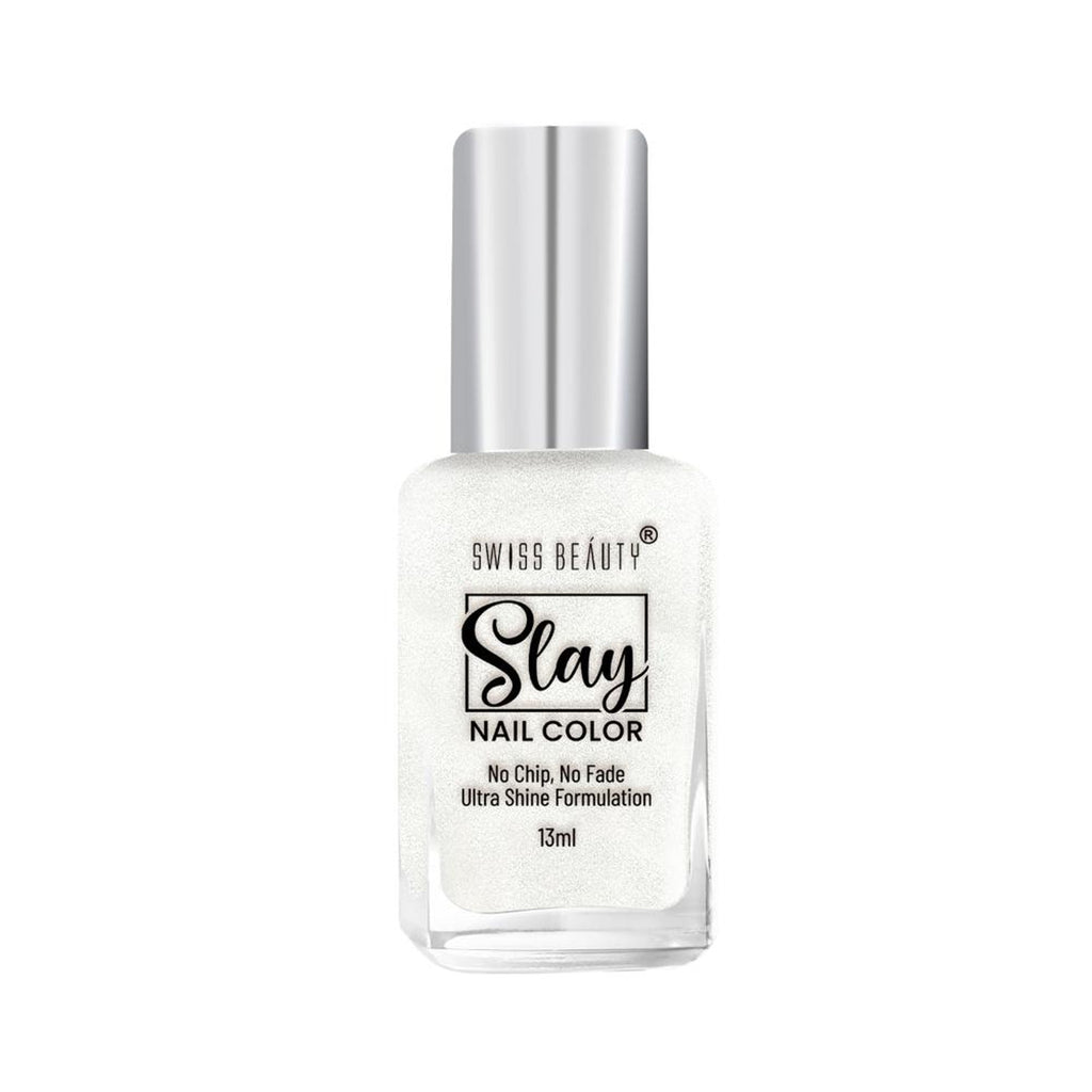 Swiss Beauty Slay Nail Color Ultra Shine Formulation - 54 Pearl