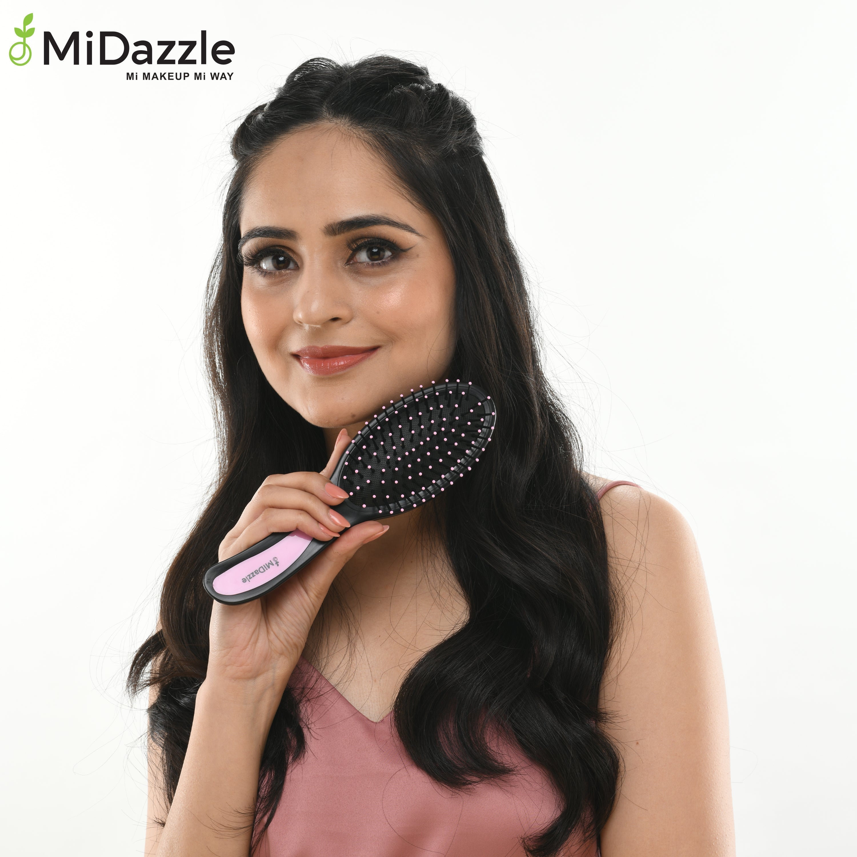 MiDazzle Oval Hair Brush (Compact) MIHB0021