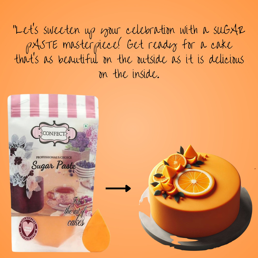 Confect Citrus Orange Fondant | Edible Sugarpaste