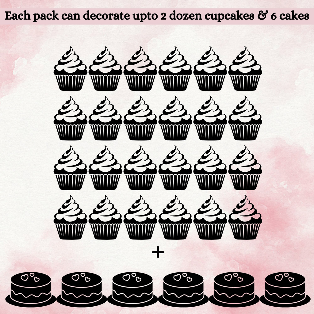 Confect Valentine Sprinkles | 16 Edible Decoration for Baking & Dessert