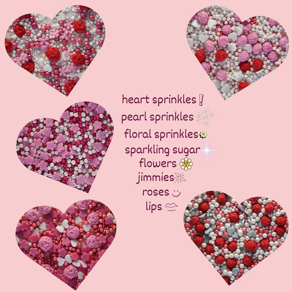 Confect Glittering Grace I Silver & White Pearls | Edible Mother's Day Sprinkles
