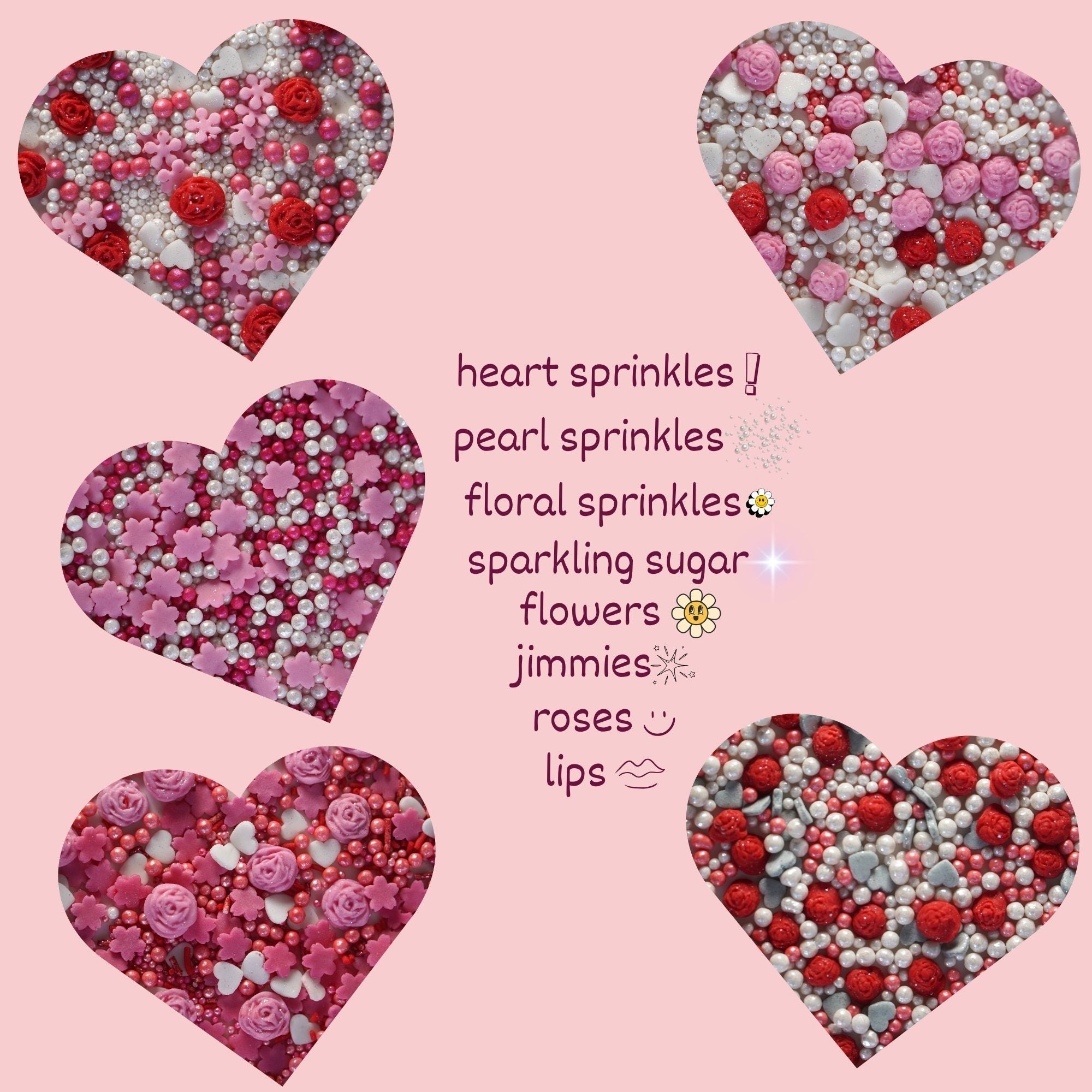 Confect Glittering Grace I Silver & White Pearls | Edible Mother's Day Sprinkles