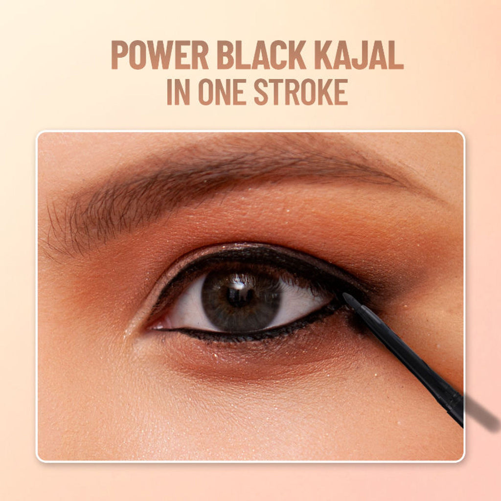 Swiss Beauty You & Eye Power Black Kajal - Pack Of 2