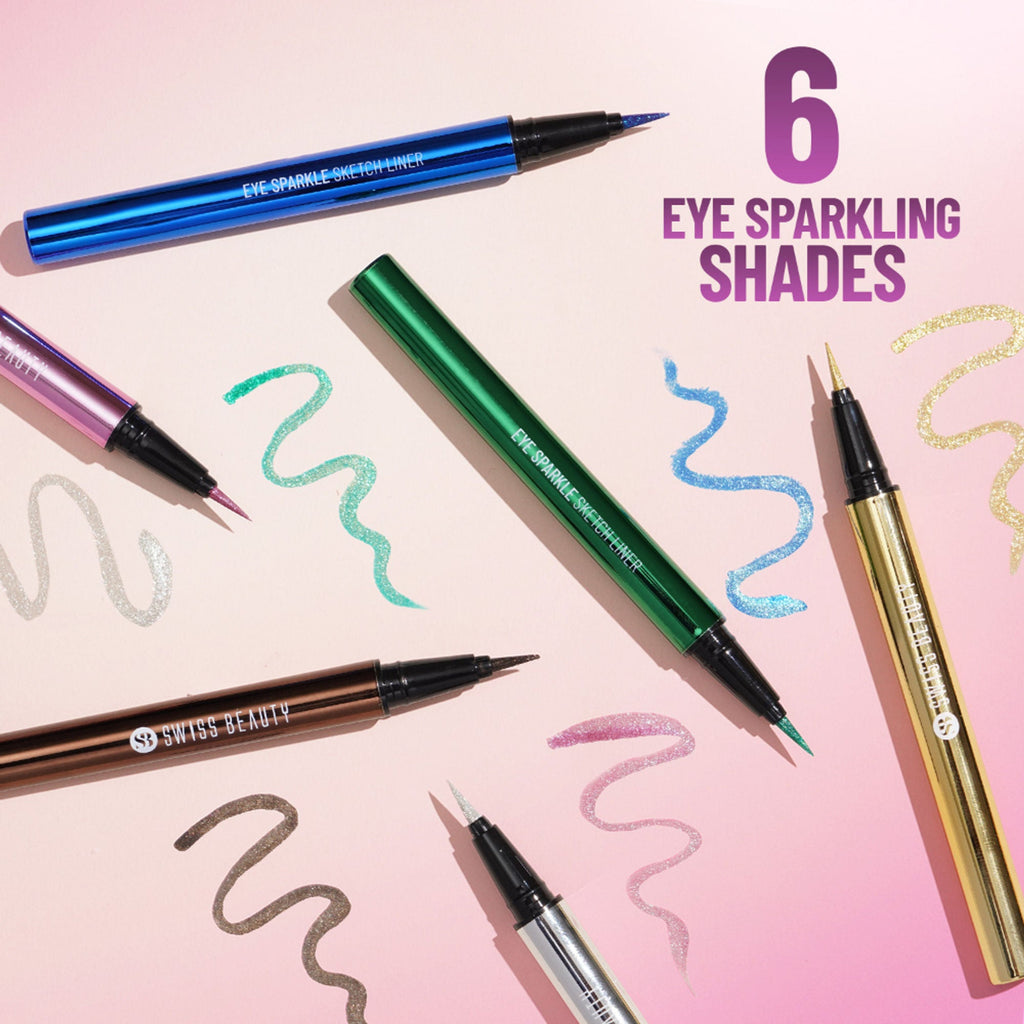 Swiss Beauty Eye Sparkle Sketch Liner - 5 Magic Blue
