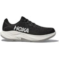 Hoka Mens Size 9.5D Black White Mesh Lace Up Rincon 4 Athletic Running Shoes
