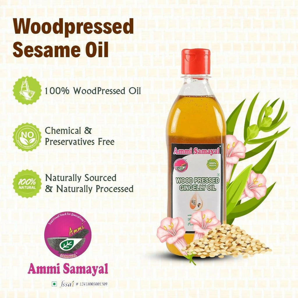 Ammi Samayal Homemade Idli Podi and Cold Pressed Sesame Oil Combo