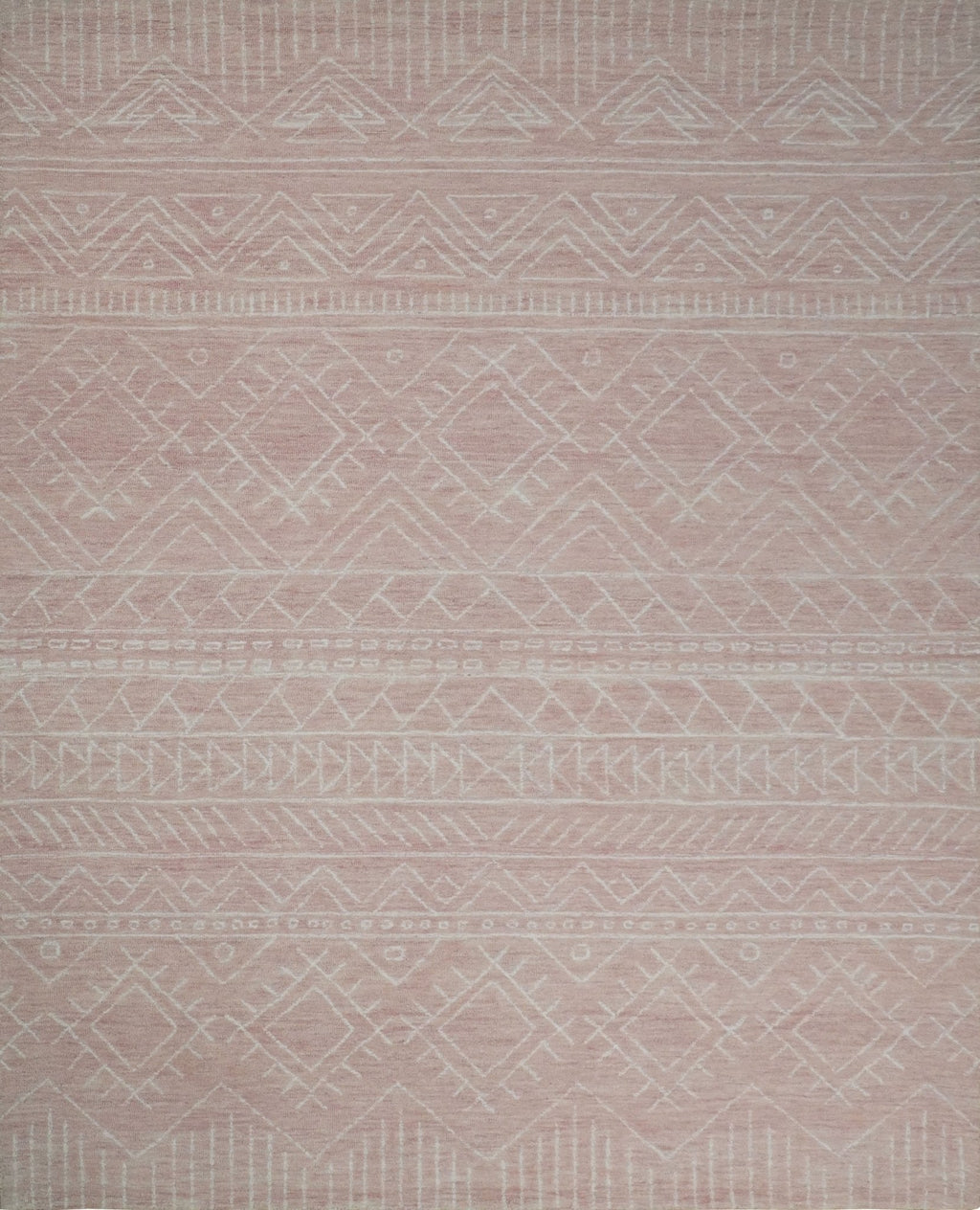 5x8 and 8x10 Hand Made Woolen Modern Pink Area Rug | AZT001