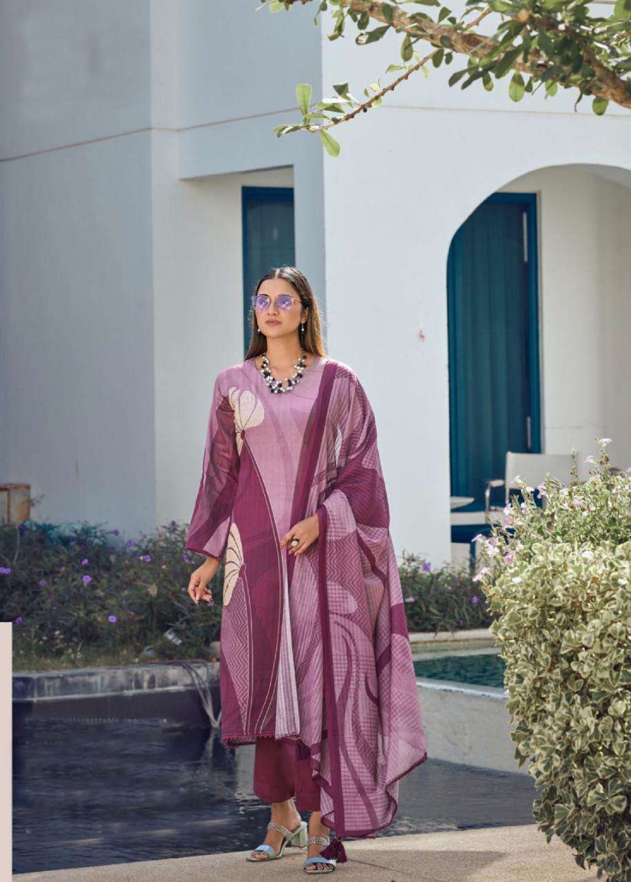 Pramukh Fab Dust Pink Color Rayon Kurta Set
