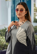 Pramukh Fab Grey Color Rayon Kurta Set