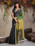 Monjolika Fashion Multi Colour Viscose Cotton Weaving Contemporary Saree