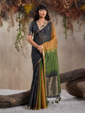 Monjolika Fashion Multi Colour Viscose Cotton Weaving Contemporary Saree
