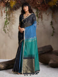 Monjolika Fashion Multi Colour Viscose Cotton Weaving Contemporary Saree