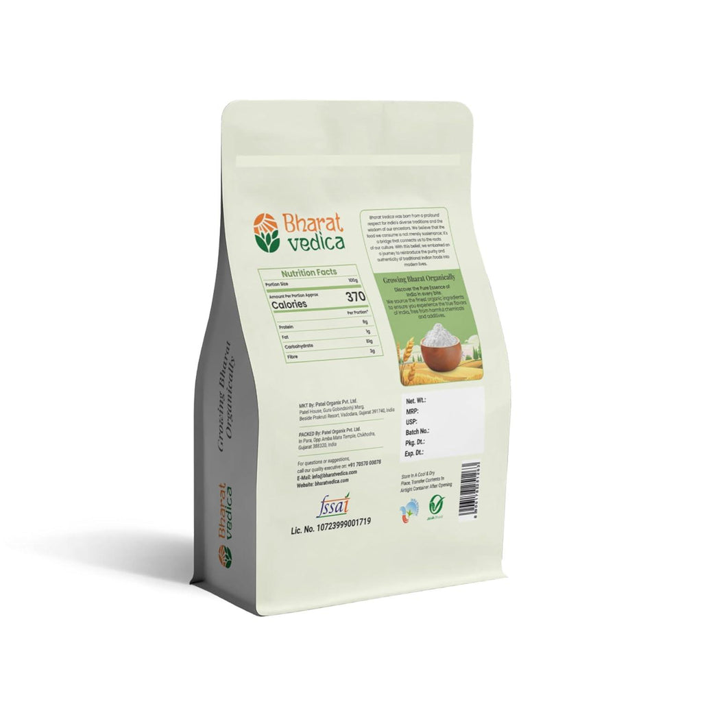 Bharat Vedica Organic Rice Flour - Organic Chawal ka Atta