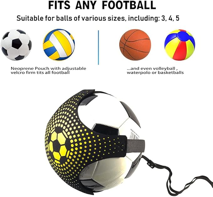 Soccer Speed Agility Training Set - 20FT Agility Ladder 12/16 Sports Cones and Soccer Kick Trainer Football Training Equipment Footwork Drills for Youth and Adults