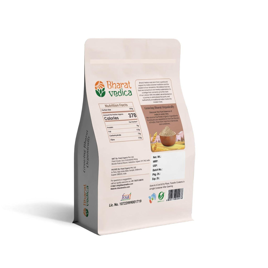 Bharat Vedica Organic Pearl Millet Flour - Organic Bajra ka Atta