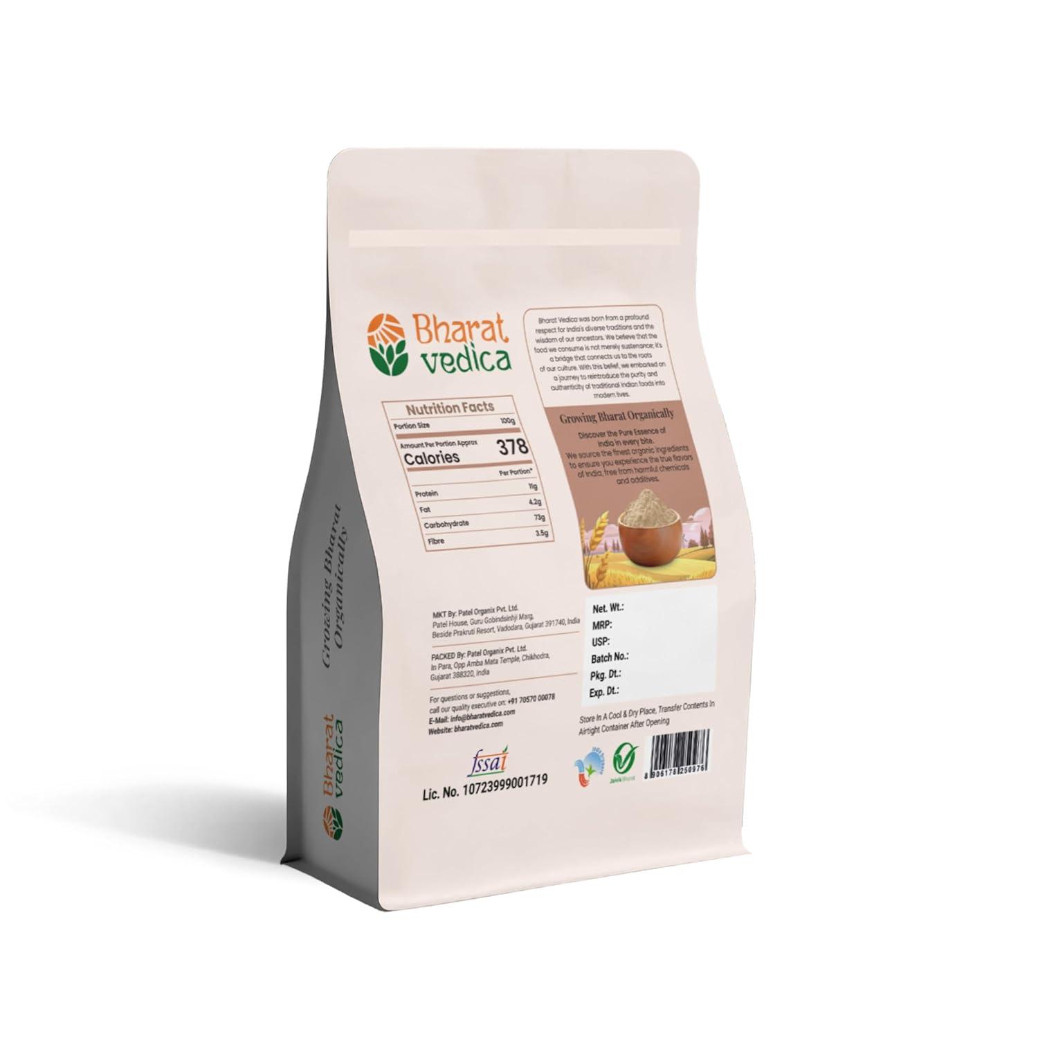 Bharat Vedica Organic Pearl Millet Flour - Organic Bajra ka Atta