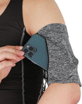 Running Phone Armband for Men Women,Universal Arm Bands for Phones Below 8 Inches,Waterproof Cell Phone Armband for Hiking,Running,Cycling,Climbing(Grey XL)