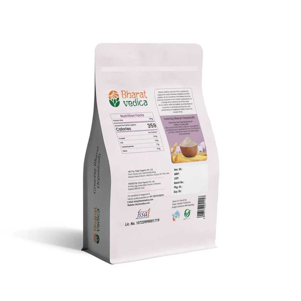 Bharat Vedica Organic Sorghum Flour - Organic Jowar ka Atta