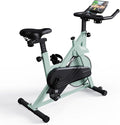 Superun Exercise Bike, Stationary Bikes for Home with Brake Pad, Low Noise Indoor Cycling Bike with 300LBS Weight Capacity, Workout Bike for Home Gym with Pad Mount LCD Monitor and Cup Holder