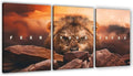 Motivational Wall Art Inspirational Wall Art 3 Pieces Canvas Poster Wall Painting Lion Artwork for Living Room Bedroom Home Decor Prints Pictures Office Wall Decor Framed Ready to Hang 60''Wx 28''H
