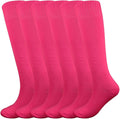Fitliva Knee High Long Sports Socks Unisex Multicolor 3/6/12 Pairs