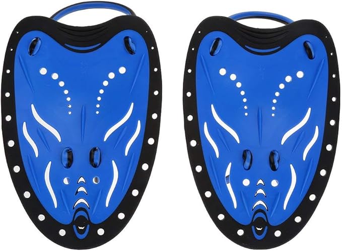 Swim Fins, Adjustable Kids Flippers for Swimming, Professional Swim Hand Paddles, Flat Paddles for Kids, Children, Men, Women