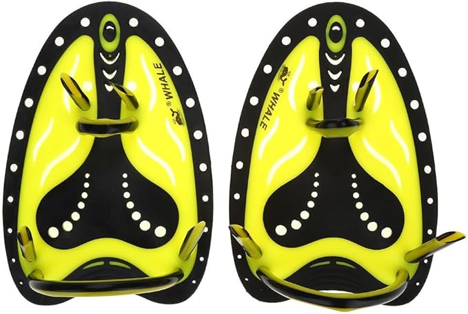 Swim Fins, Adjustable Kids Flippers for Swimming, Professional Swim Hand Paddles, Flat Paddles for Kids, Children, Men, Women