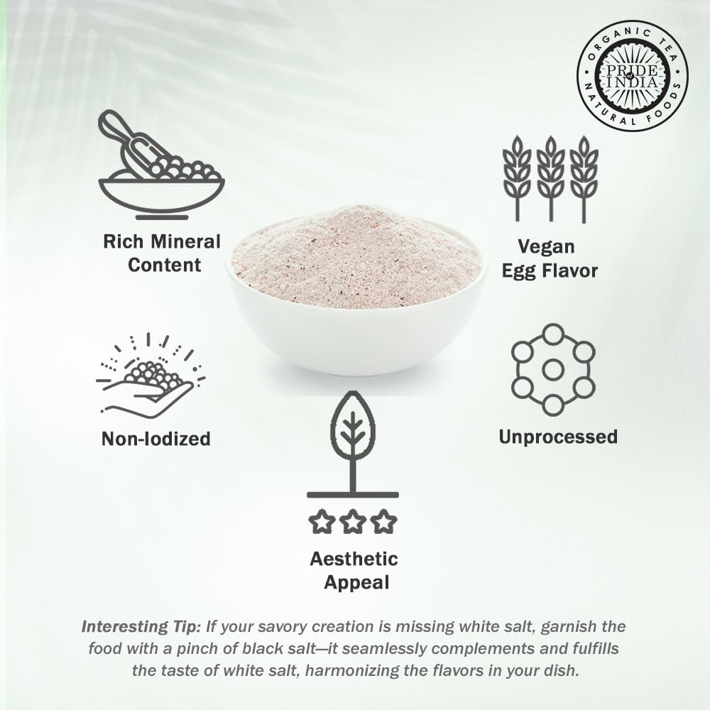 Himalayan Black Rock Salt (Kala Namak) - Extra Fine Grind