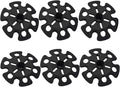 6pcs Walking Stick Tips, Replacement Rubber Tips for Walking Sticks, Trekking Pole Tips Baskets Hiking Pole Tips Feet Shock Absorption Rubber Cane Tips 11mm Diameter Survival Hiking Stick Accessories