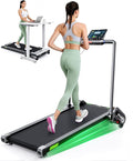Walking Pad Treadmill with Auto Incline, 6 in 1 Under Desk Treadmill, 6-Level Incline Treadmills, 2.5HP Portable Treadmills for Home with 330LBS Capacity, LED Display, Remote Control