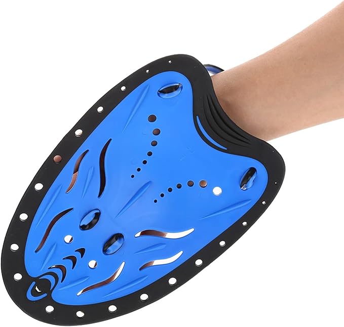 Swim Fins, Adjustable Kids Flippers for Swimming, Professional Swim Hand Paddles, Flat Paddles for Kids, Children, Men, Women