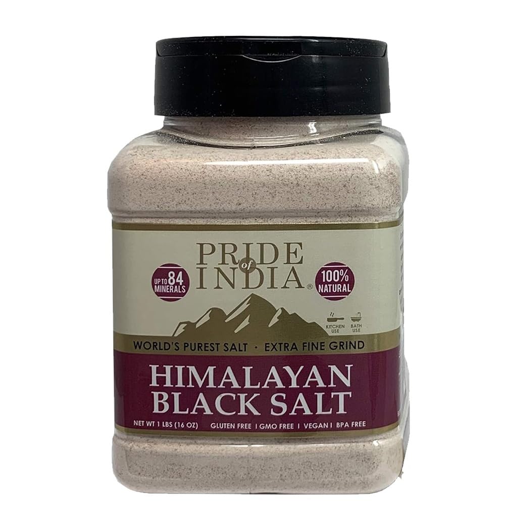Himalayan Black Rock Salt (Kala Namak) - Extra Fine Grind
