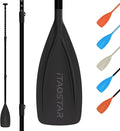 Paddle Board Paddle Detachable, Stand Up Paddle for Adults with Double Locks, Kayak Paddle Adjustable with Glass Fiber Blade, Floating Paddle Board Oar with Lightweight
