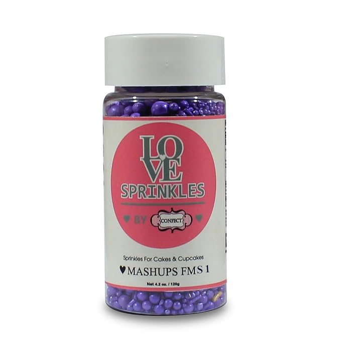 Confect Purple | Sprinkles Bottle for Decoration Bottle