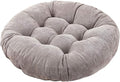 Tiita Floor Pillows Cushions Round Chair Cushion Outdoor Seat Pads for Sitting Meditation Yoga Living Room Sofa Balcony 22x22 Inch, Grey