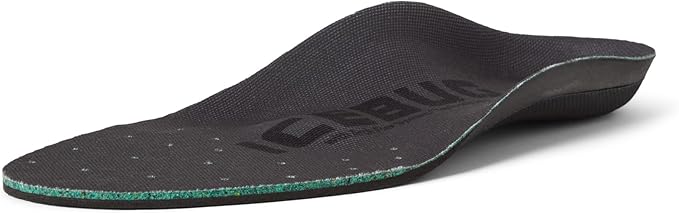 Icebug Comfort Insoles with Dynamic Arch Support, Charcoal Medium Arch, M 13