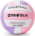 Soft Official Volleyball for Indoor Outdoor Beach, Size 5 Training Volleyball for Beginner Teenager Adult…