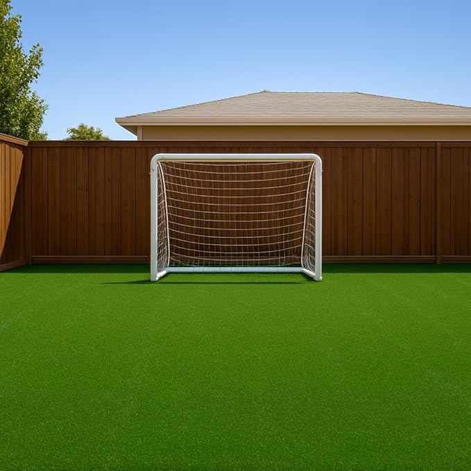 Ottomanson Artificial Turf Golf Hitting Mat 4' x 6'6" Indoor/Outdoor Waterproof Synthetic Fake Grass for Putting Practice Baseball Football Sports Gym Backyard, Custom Size 2' up to 30'