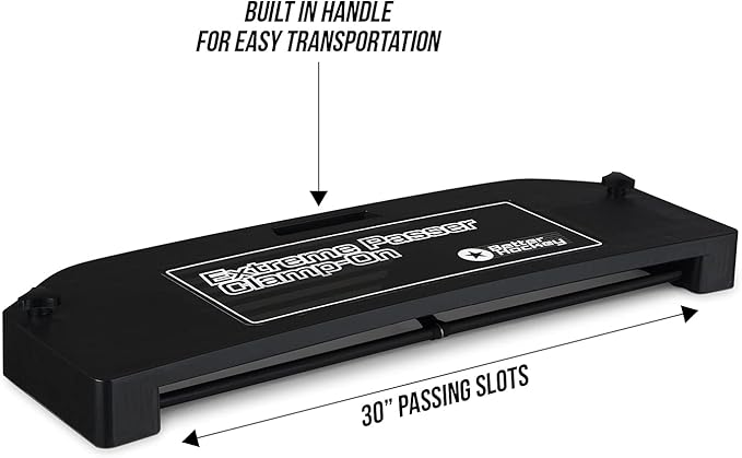 Better Hockey Extreme Passer Puck Rebounder - Clamp-On Pro Professional Quality Sports Training Aid for Passing, Shooting and One Timers - 30 Inch Size