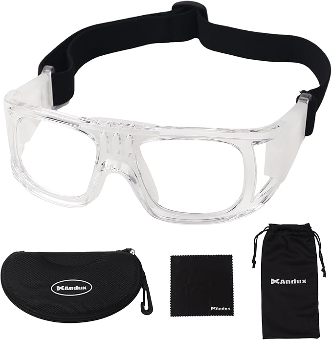 Andux Basketball Soccer Football Sports Glasses Eyewear Goggles Eye Safety Glasses LQYJ-01