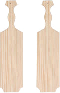 BATTIFE 18Inch Sorority and Fraternity Paddles 2Pack, Unfinished Pine Wood Paddle for Greek, Frat Solid Wooden Paddle