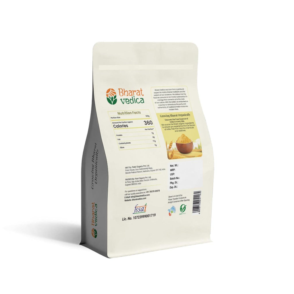 Bharat Vedica Organic Corn Flour - Organic Makki ka Atta