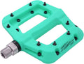 FOOKER MTB Pedals Mountain Bike Pedals 3 Bearing Non-Slip Lightweight Nylon Fiber Bicycle Platform Pedals for BMX MTB 9/16"