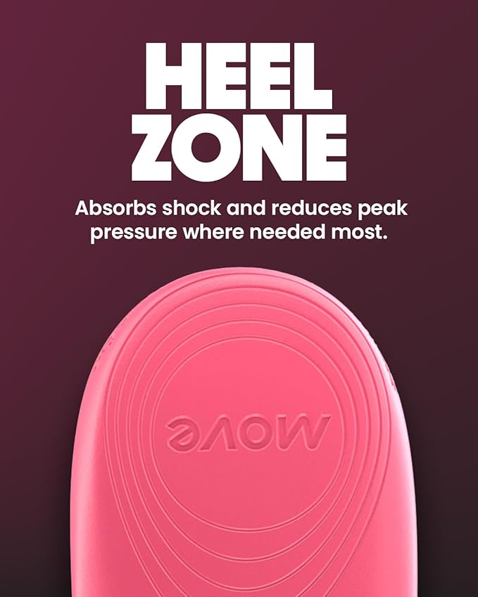 MOVE Baseline - All-Purpose Insoles - Sock Liner - Ultra Thin Shock Absorption - Maximum Freedom of Movement and Energy Return for Cleats, Shoes, Running, Basketball, Baseball (M10-10.5/WM11.5-12)
