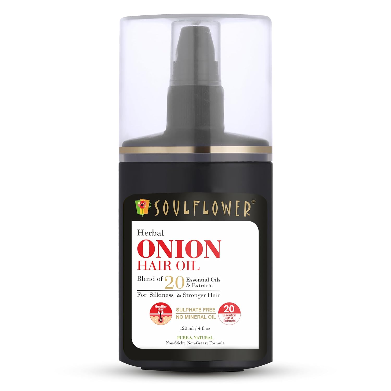 Soulflower Herbal Onion Hair Growth Oil