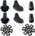 Replacement Rubber Tips Set for Trekking Pole Walking Hiking Sticks Tips Protectors